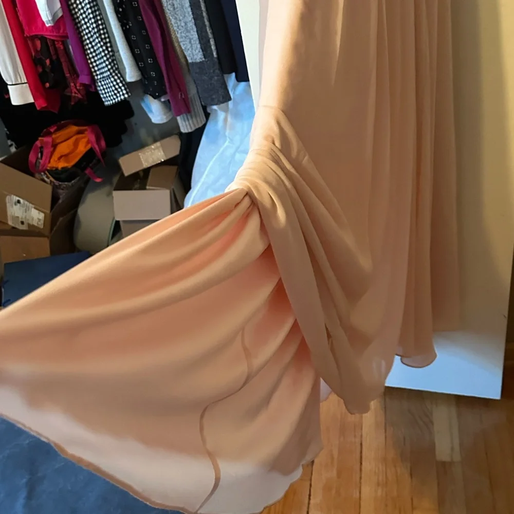 Elegant Pink Evening Gown - Picture 7 of 9